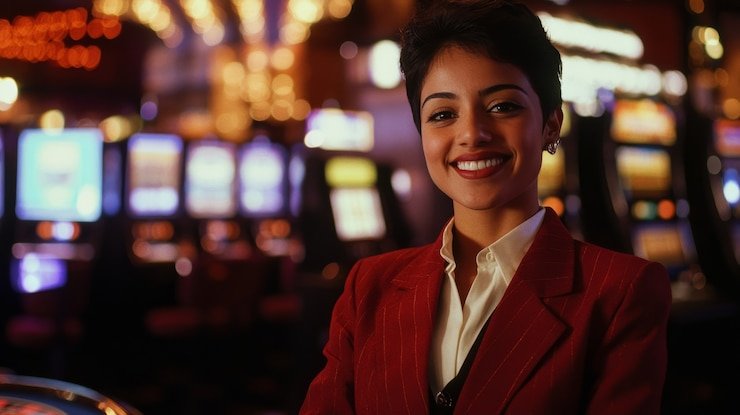 Live casino blackjack and roulette tables